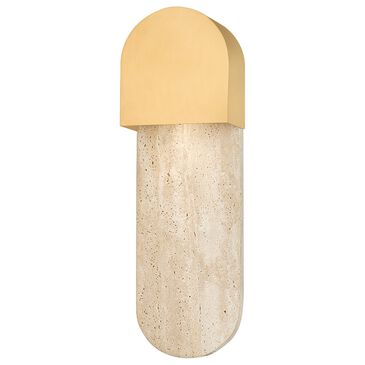 Hudson Valley Lighting Hobart 1-Light Wall Sconce in Aged Brass, , large