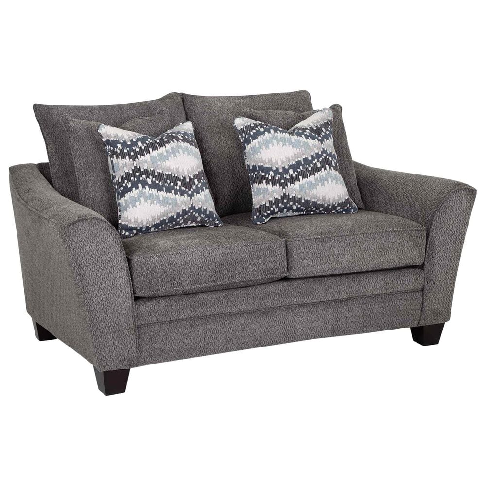 Moore Furniture Eastbrook Stationary Loveseat in Shasta Charcoal, , large