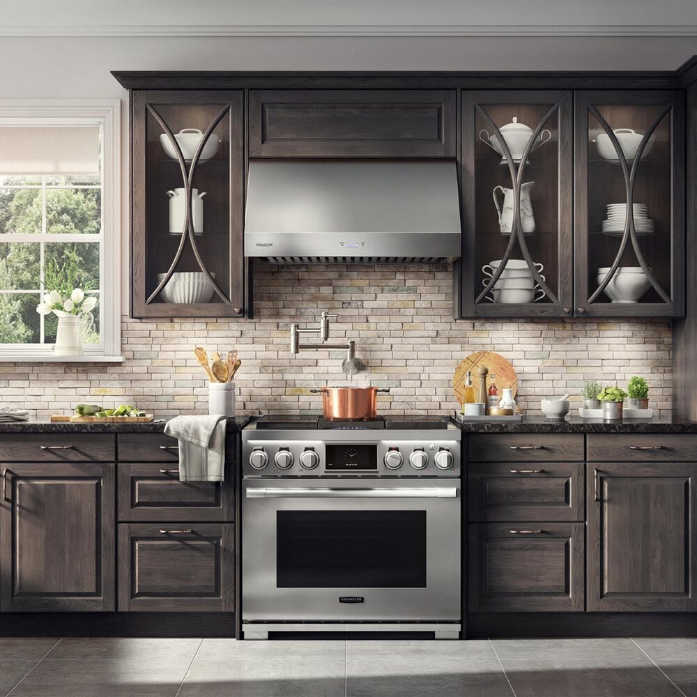 Signature Kitchen Suite 36&quot; Dual-Fuel Professional Range in Stainless Steel, , large