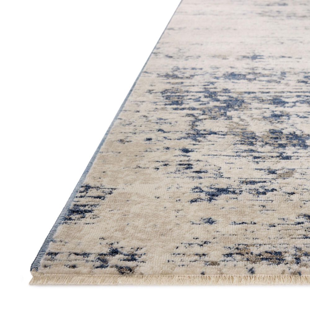 Loloi Nellie Dove and Blue 2&#39; x 3&#39; Area Rug, , large