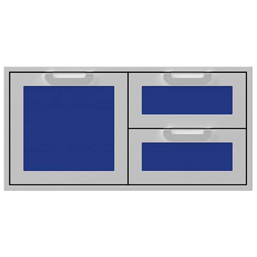 Hestan 42" Double Drawer and Storage in Prince, , large