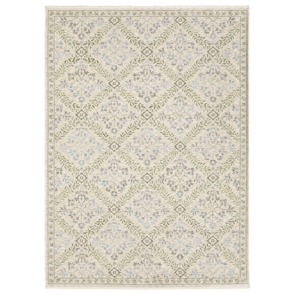 Oriental Weavers Westwood WES05 Blue 3"3" x 5" Area Rug, , large