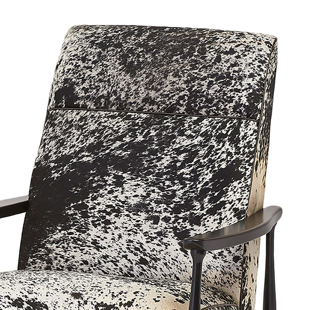 Massoud Draper Arm Chair in Salted Pepper and Capri Coal Haze, , large