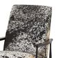 Massoud Draper Arm Chair in Salted Pepper and Capri Coal Haze, , large