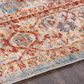 Surya Mirabel 2"7" x 10" Teal, Aqua, Gray, Burnt Orange, Olive and Beige Runner, , large