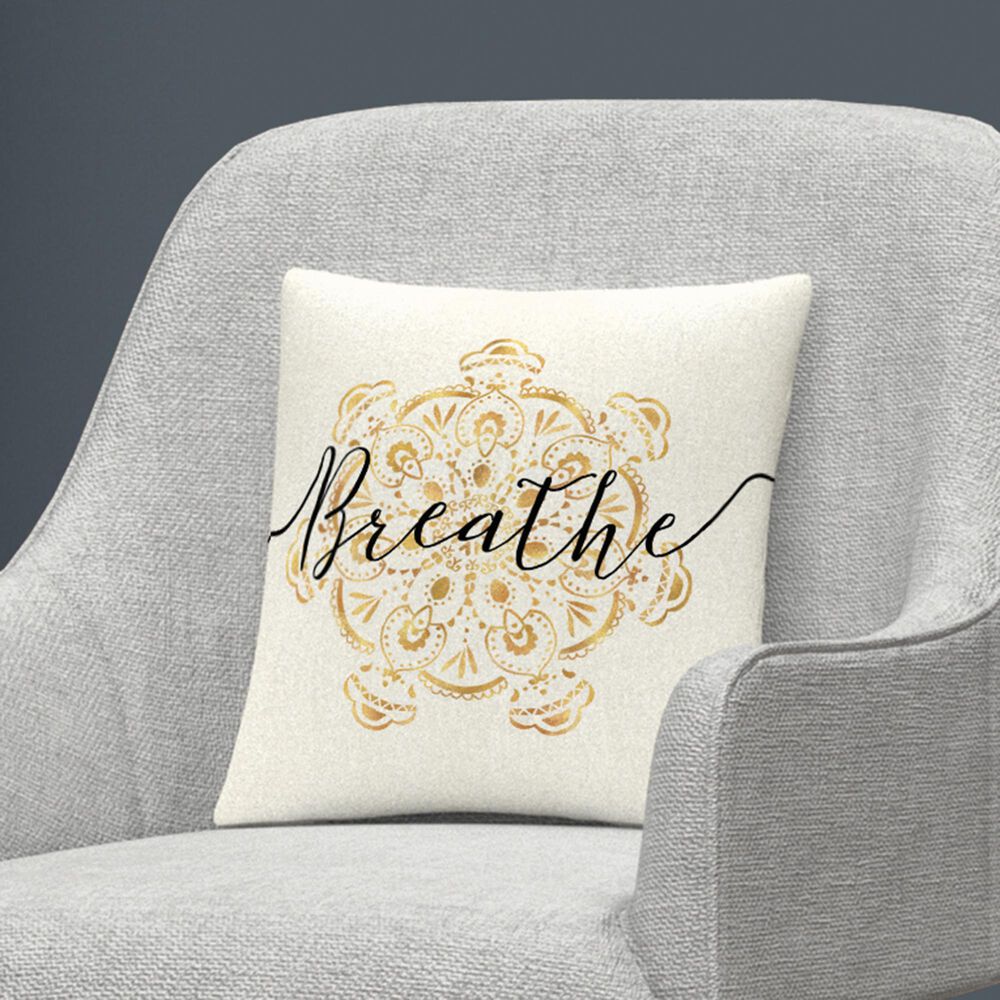 Timberlake Veronique Charron 'Namaste II' 16 x 16 Decorative Throw Pillow, , large