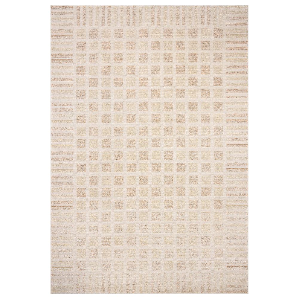 Chris Loves Julia x Loloi Calvin Bone and Natural 5"3" x 7"6" Area Rug, , large