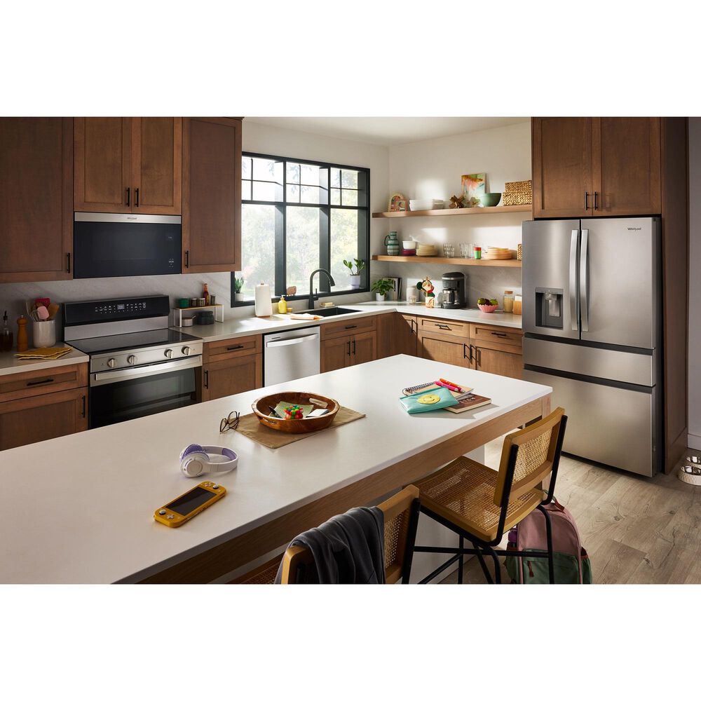 Whirlpool 29 Cu. Ft. French Door Refrigerator with Reach Through Handles in Fingerprint-Resistant Stainless Steel, , large