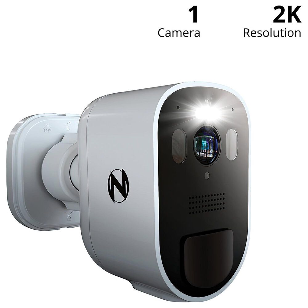 Night Owl Wire Free 2K Spotlight Camera in White, , large