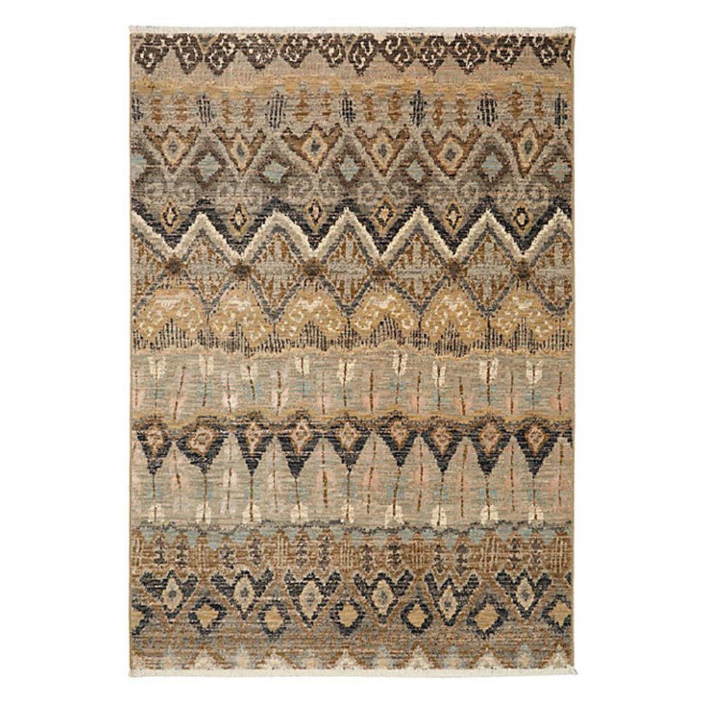 Karastan Titanium Transcendent 39400 3'5"x5'5" Gray Area Rug , , large