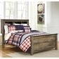 Ashley Trinell Full Bookcase Bed in Replicated Oak Grain, , large