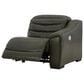 Ashley Center Line 2-Piece Power Symmetrical Reclining Sectional Loveseat in Dark Gray, , large
