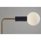 Adesso Windsor LED Desk Lamp in Matte Black and Antique Brass, , large