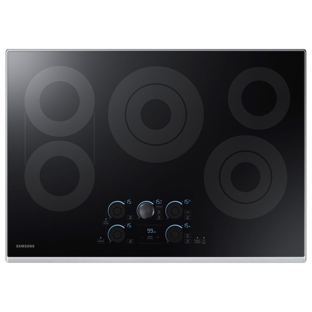 Samsung 2-Piece Kitchen Package with Bespoke 30" Combination Wall Oven and 30" Electric Cooktop in Stainless Steel, , large