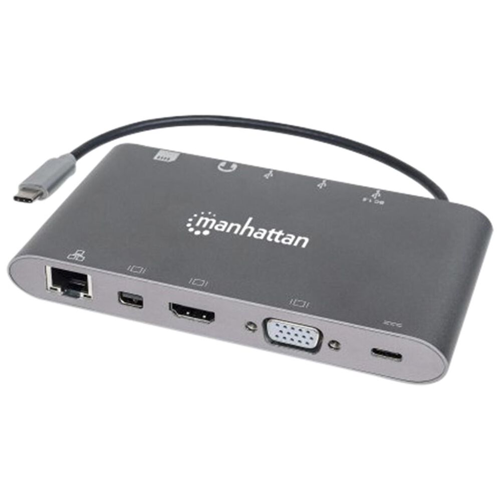 Manhattan USB-C to 7-in-1 Docking Station, , large