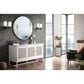 James Martin Vanities Addison 60" Double Bathroom Vanity in Glossy White with 3 cm Eternal Marfil Quartz Top and Rectangular Sinks, , large