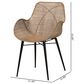 Baxton Studio Ballerina Arm Chair in Greywash and Black (Set of 2), , large