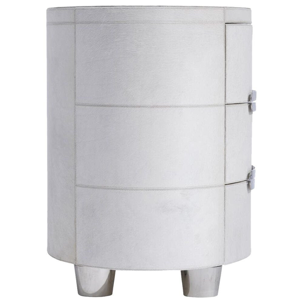 Bernhardt Lyric 3-Drawer Nightstand in White, , large
