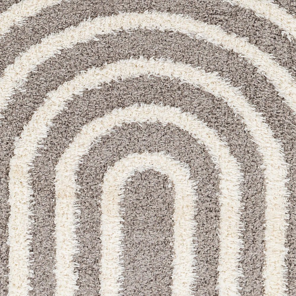 Surya Rodos Geometric 5&#39;3&quot; x 7&#39; Charcoal, White,Sage Area Rug, , large