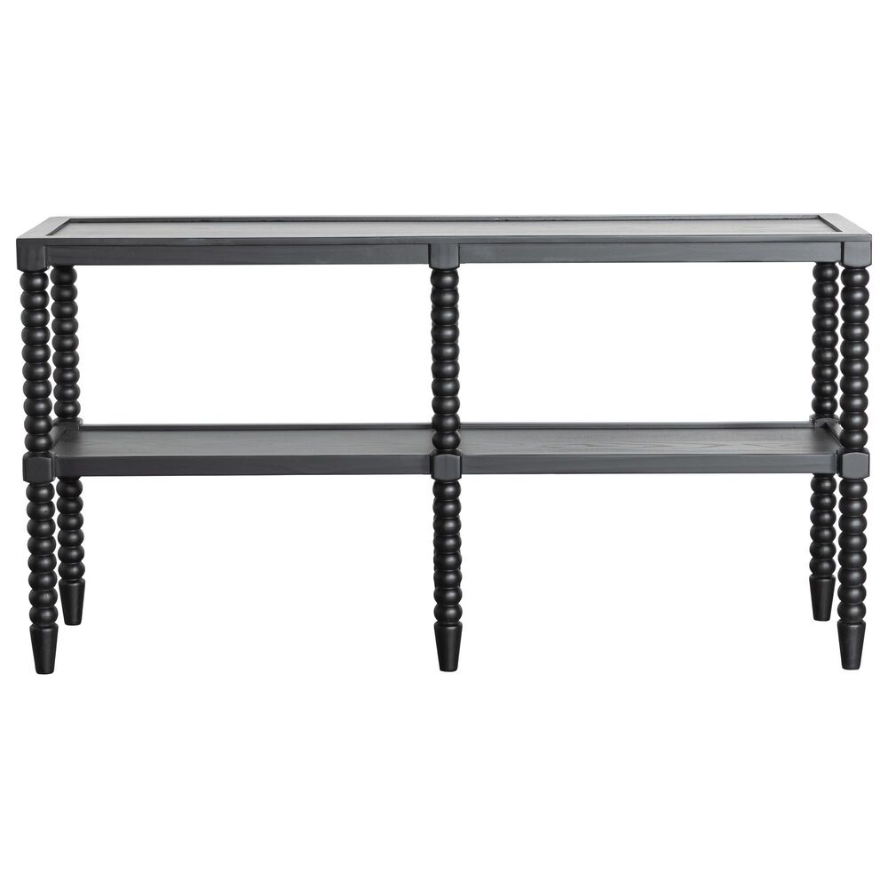 Santa Fe Rustic Bubble Console in Black, , large