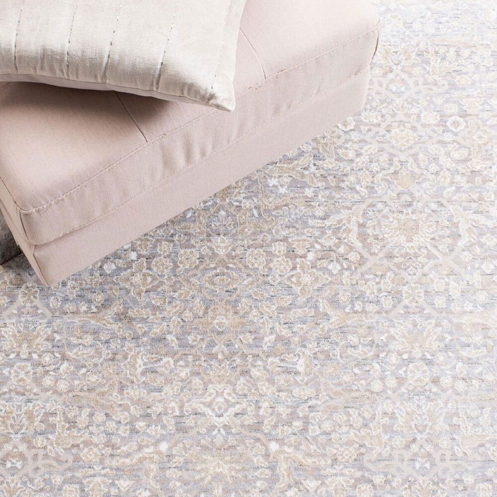 Safavieh Webster WBS314G 4&#39; x 6&#39; Grey and Beige Area Rug, , large