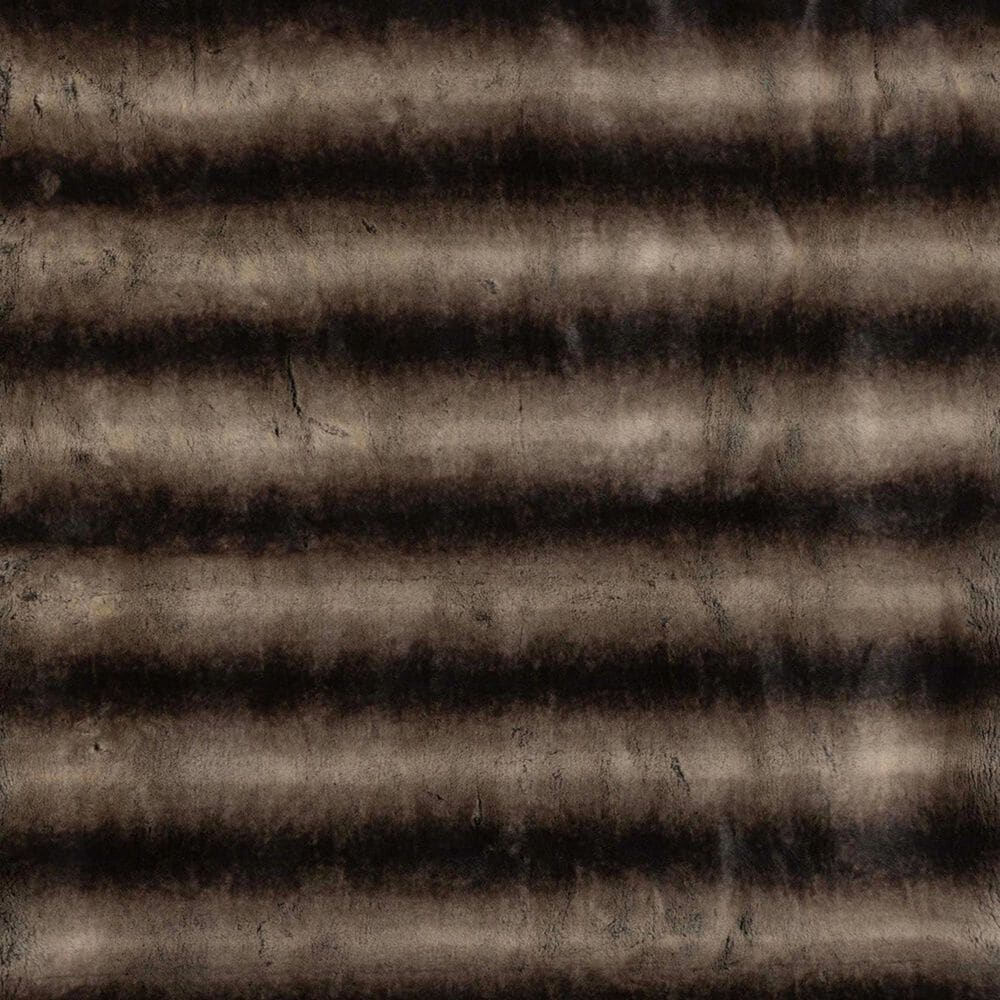 Timberlake 60" x 70" Faux Fur Throw Blanket in Gray and Brown, , large