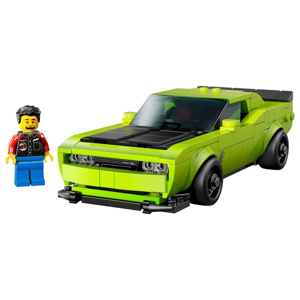 LEGO Speed ??Champions Dodge Challenger STR Hellcat Race Car Building Set, , large