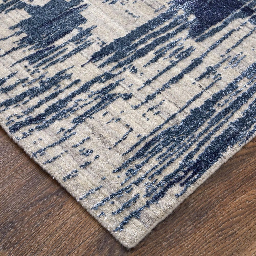 Feizy Eastfield 69AGF 3&#39; x 5&#39; Blue Area Rug, , large