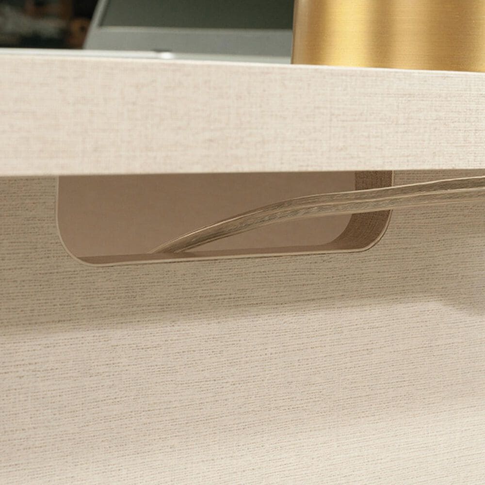 Sauder Grand Coast L-Shaped Desk in Dove Linen, , large