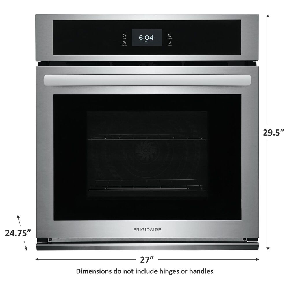 Frigidaire 27&quot; Single Electric Wall Oven with Fan Convection in Stainless Steel, , large