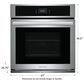 Frigidaire 27" Single Electric Wall Oven with Fan Convection in Stainless Steel, , large