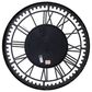 Yosemite Home Decor 32" Round Gear Wall Clock in Silver, , large