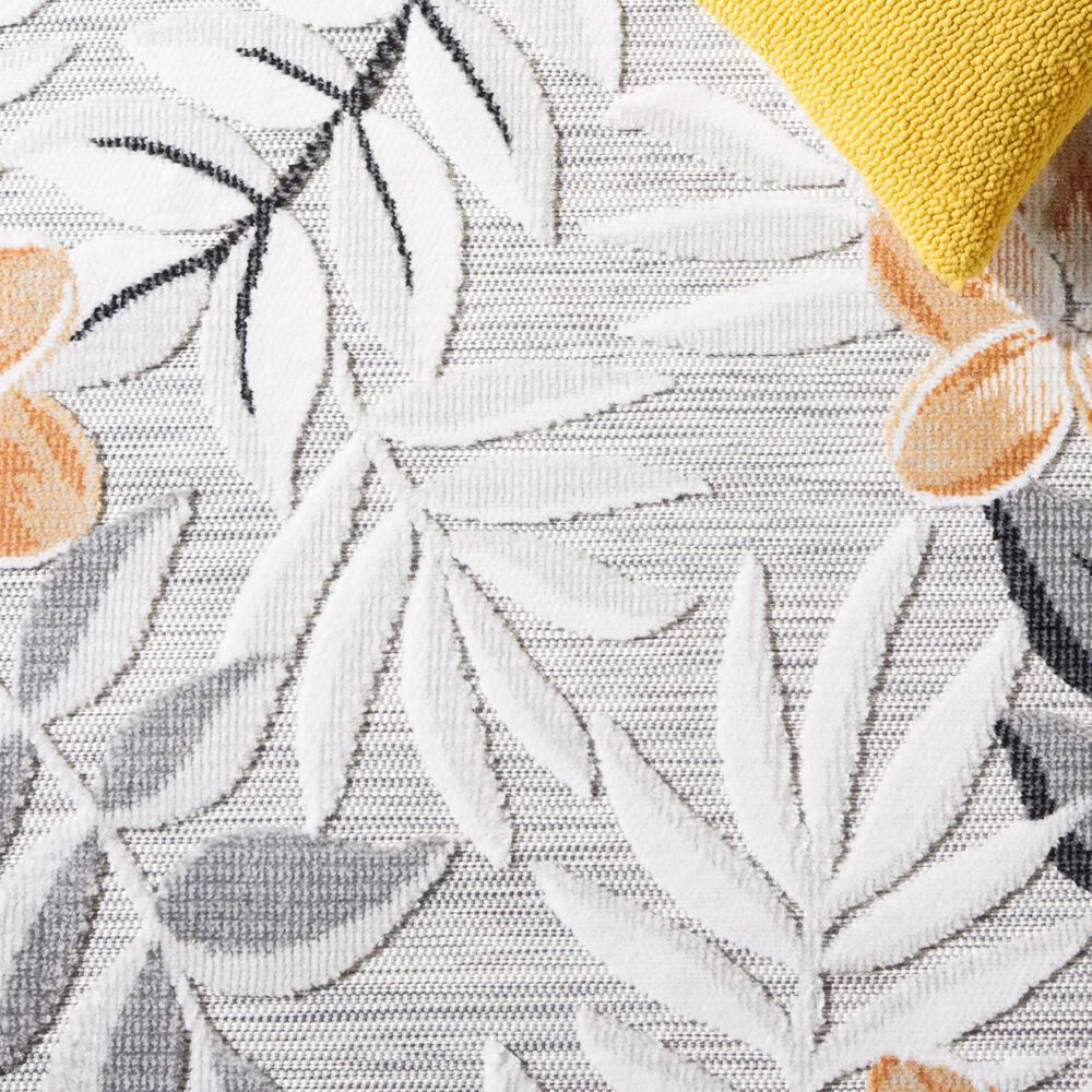 Safavieh Cabana CBN405A 9&#39; x 12&#39; Grey and Ivory Indoor/Outdoor Area Performance Rug, , large