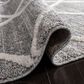 Safavieh Martha Stewart Lucia Shag  2"6" x 3"9" White and Light Grey Area Rug, , large