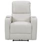 CorLiving Oren Power Theatre Wall Hugger Recliner in White, , large