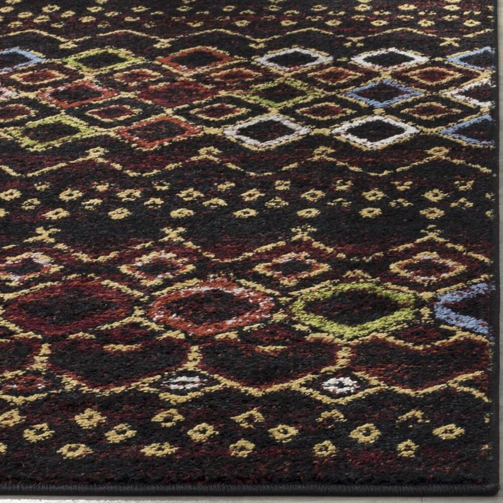 Safavieh Amsterdam AMS108P 2&#39;3&quot; x 14&#39; Black Runner, , large