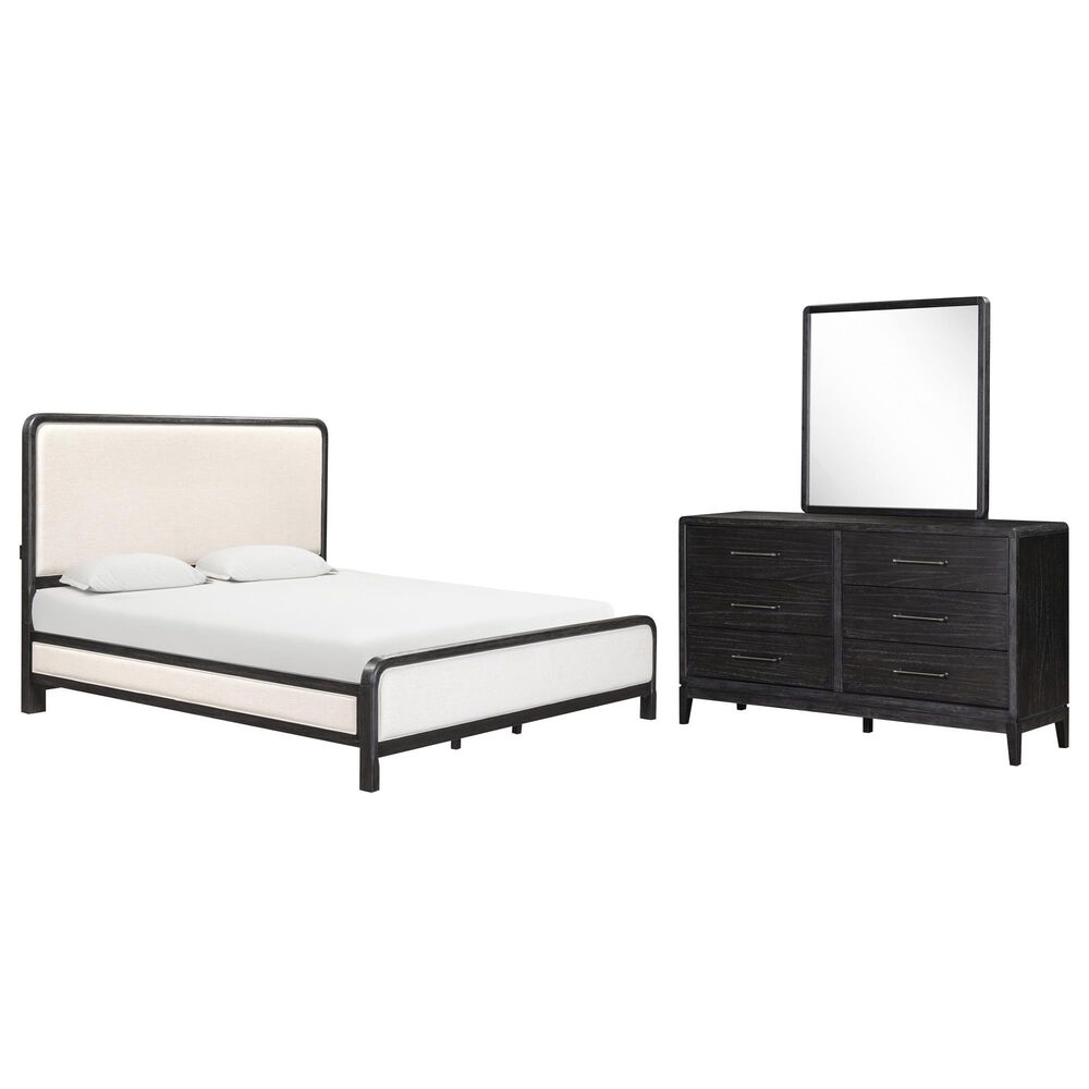 Riva Ridge Ambrose 3-Piece King Panel Bedroom Set in Obsidian Mist, , large