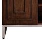 James Martin Vanities Alicante 24" Single Bathroom Vanity in Mid Century Acacia and Brushed Nickel with 5 cm White Glossy Resin Top and Rectangular Sink, , large