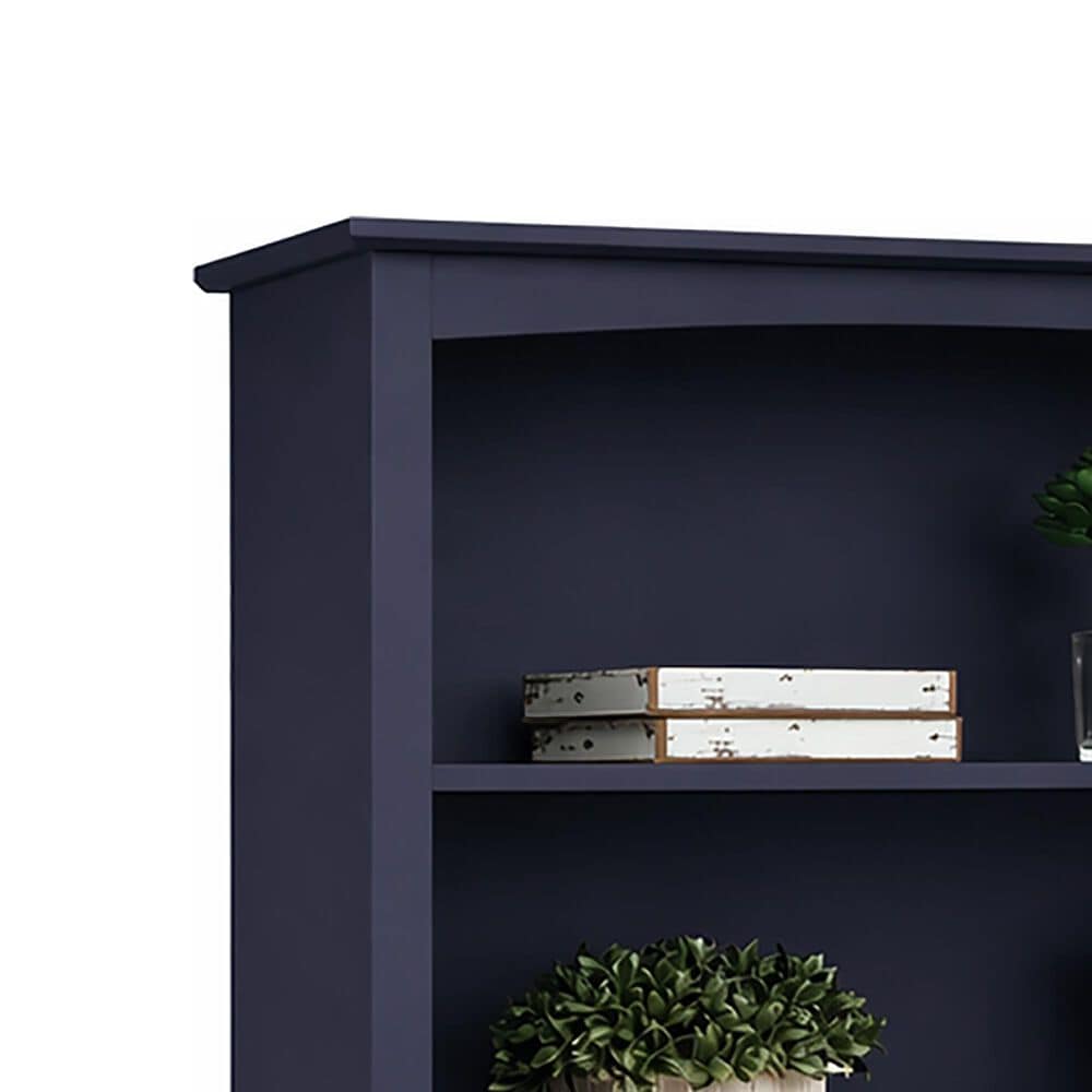 Archbold Furniture Alder 5-Shelf Bookcase in Navy Blue, , large