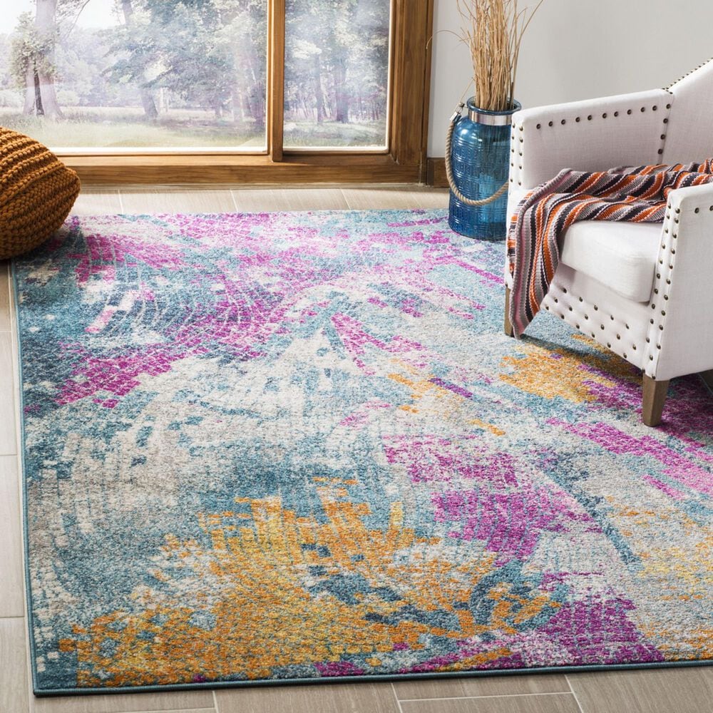 Safavieh Madison MAD201M 10&#39; x 14&#39; Blue Area Rug, , large