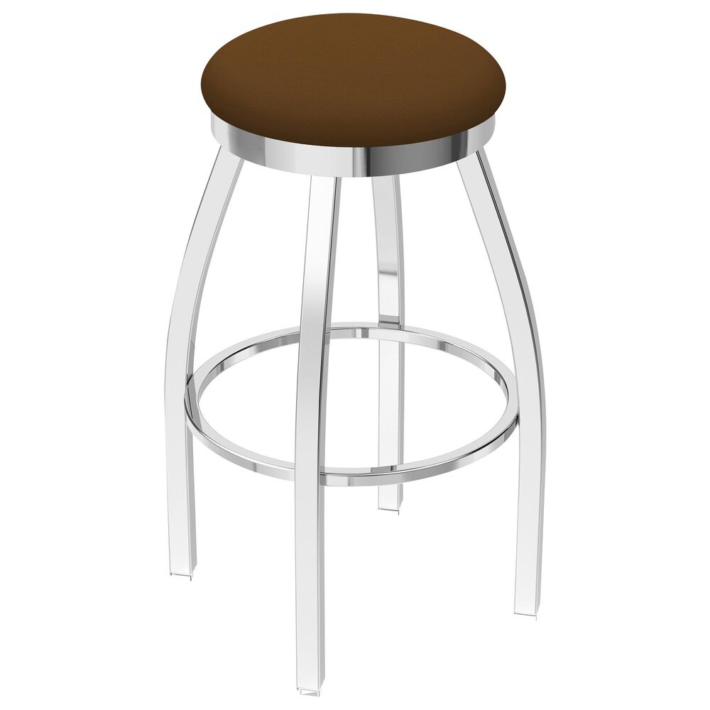 Holland Bar Stool 802 Misha 25" Swivel Counter Stool with Chrome and Canter Thatch Seat, , large