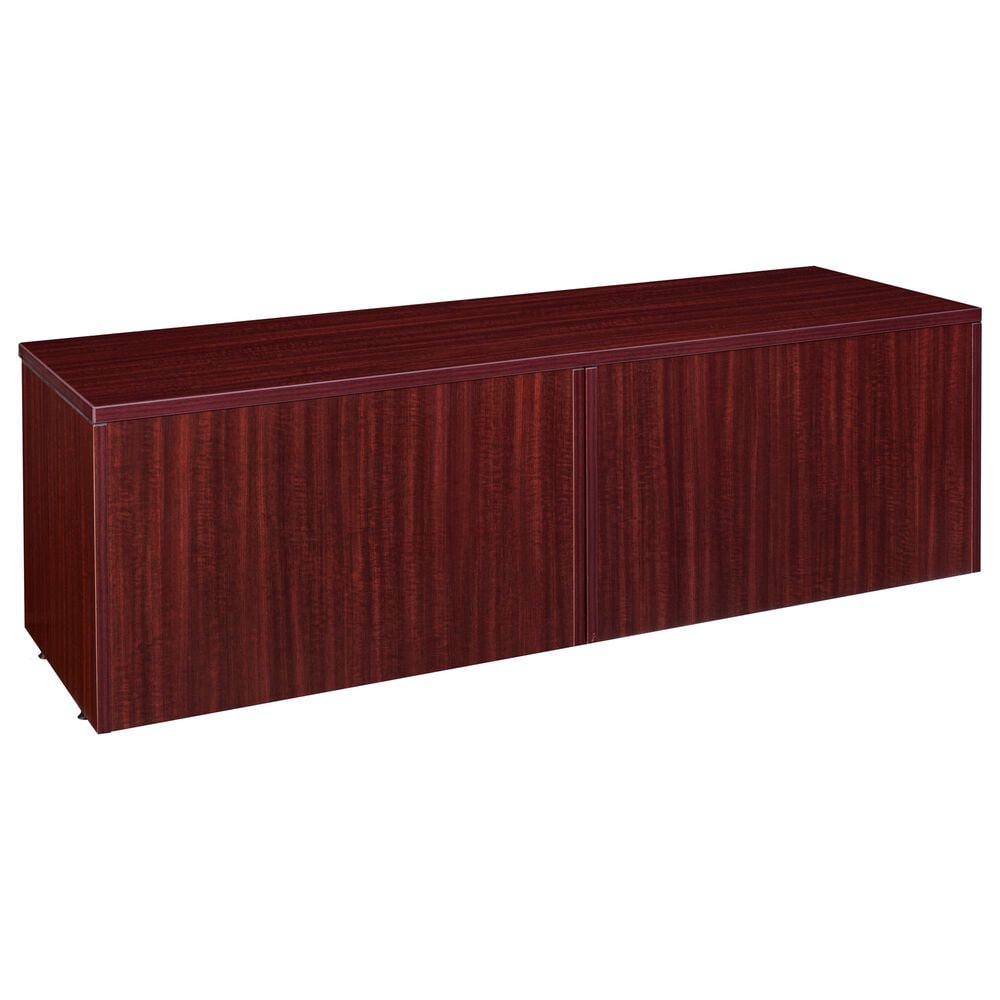 Regency Global Sourcing Legacy Double Open Shelf Low Credenza in Mahogany, , large