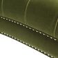 Jennifer Taylor Home La Rosa Stationary Loveseat in Olive Green Velvet, , large