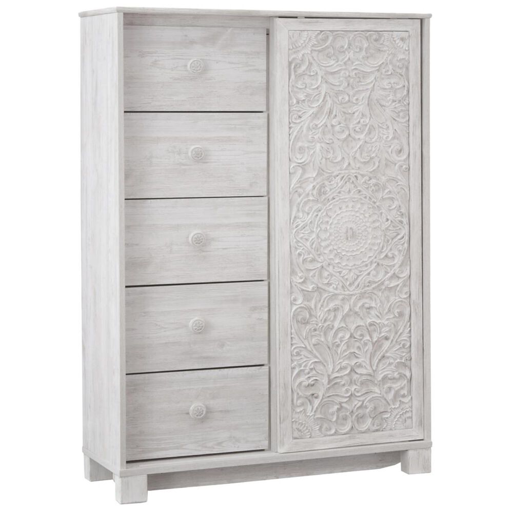 Signature Design by Ashley Paxberry Dressing Chest in White Wash, , large
