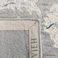Safavieh Micro-Loop Floral 5" Square Grey and Ivory Area Rug, , large