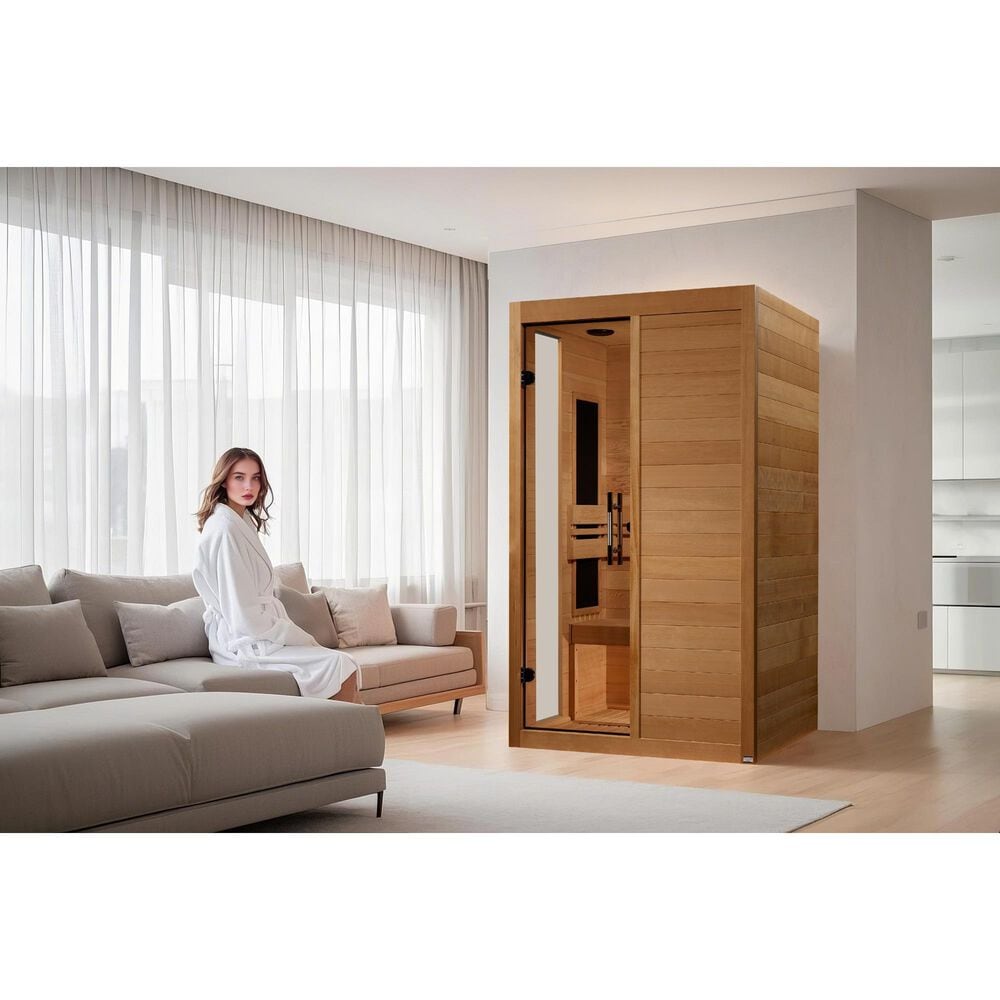 EZlife 2 Person FULL SPECTRUM Infrared Sauna INCLUDES 2 BACKRESTS, , large