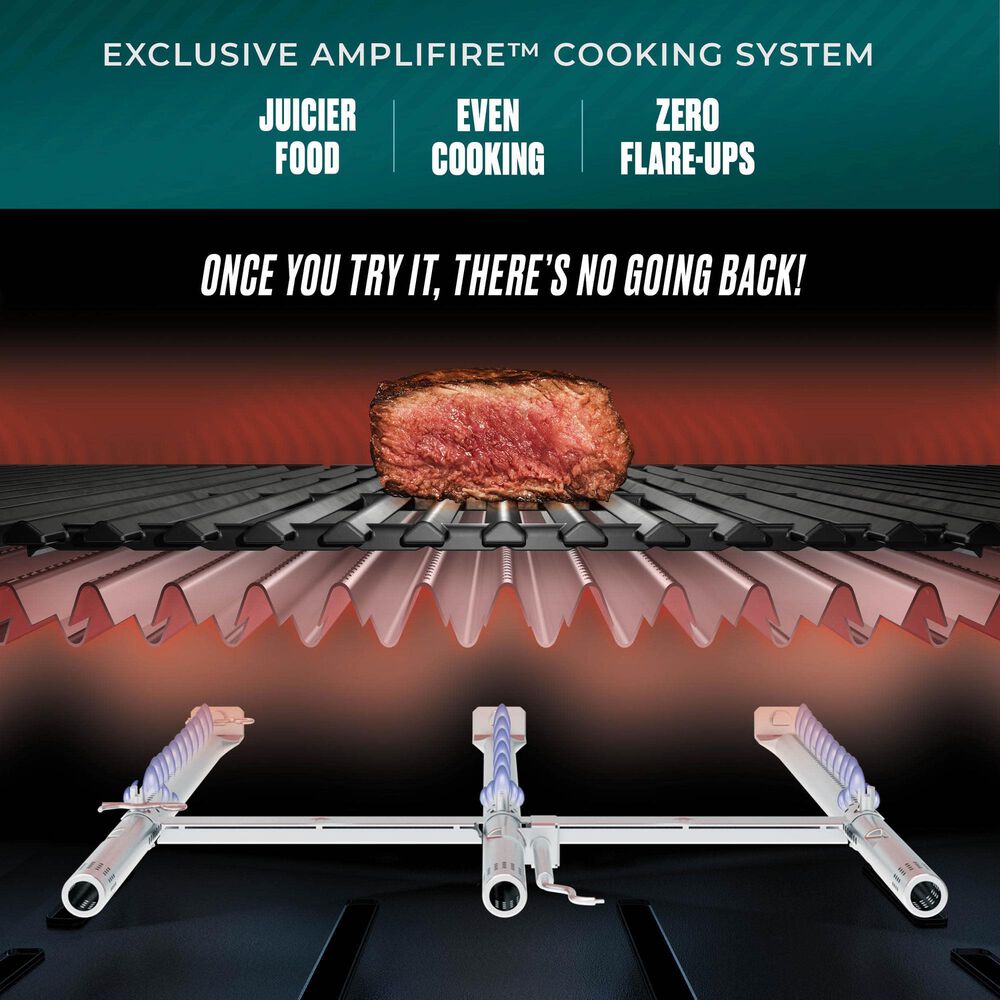 Charbroil Pro Series 4-Burner Gas Grill and Griddle in Black, , large