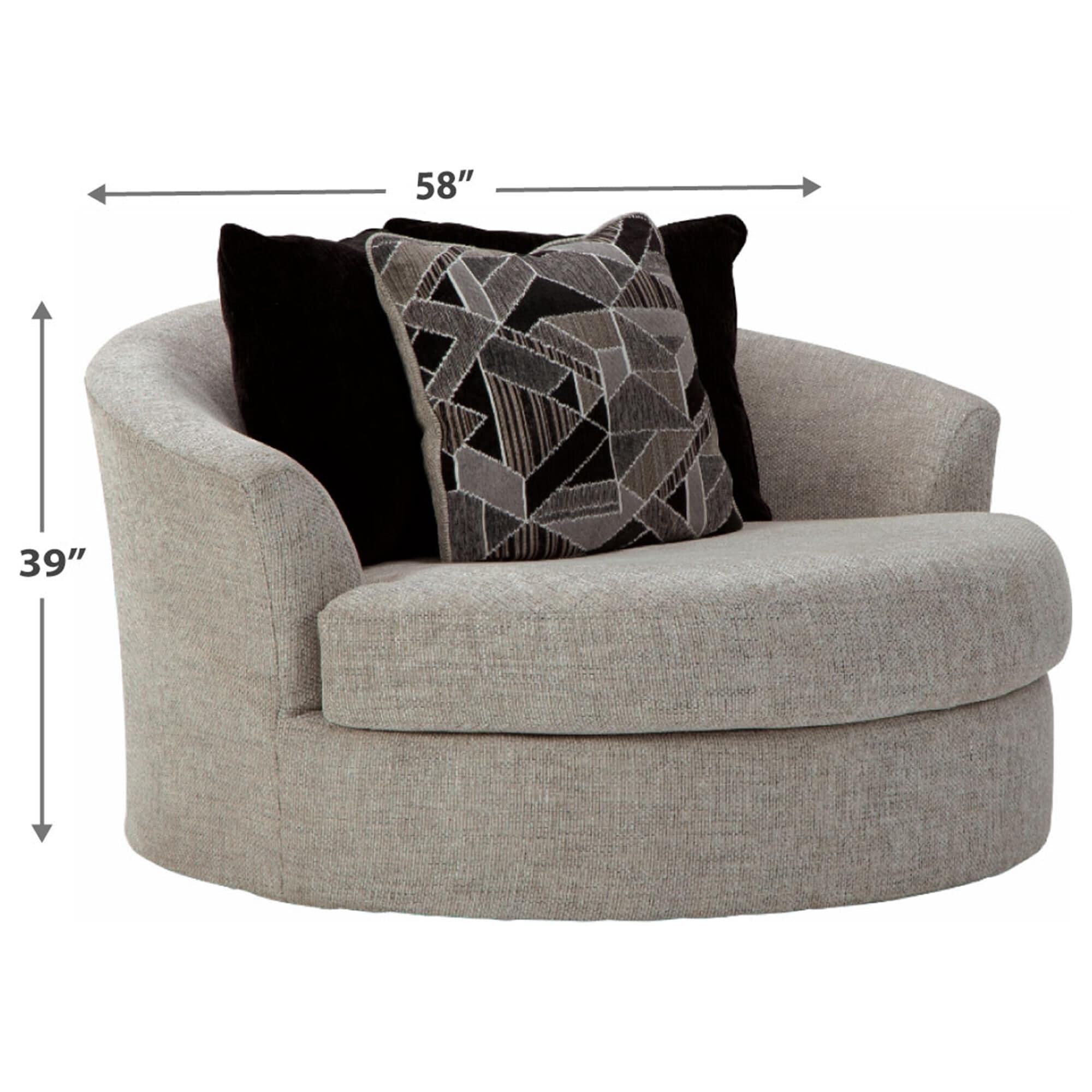 Ashley furniture oversized swivel chair outlet