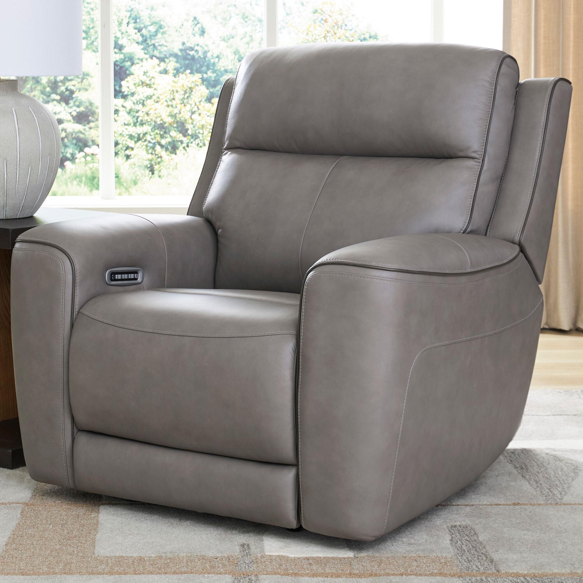 Ashleyページ Ashley 5Z-Comfort Power Recliner with Adjustable Headrest, Heat