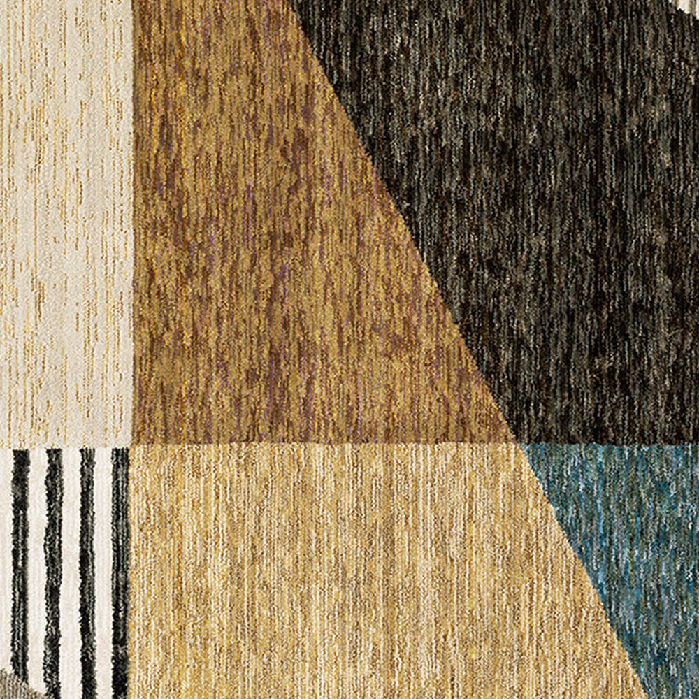 Oriental Weavers Strada Bristol STR10 5&#39;3&quot; x 7&#39;3&quot; Gold Area Rug, , large